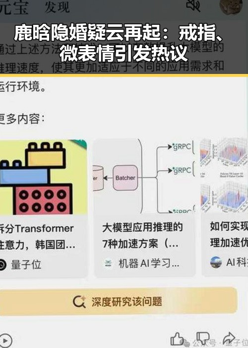 鹿晗隐婚疑云再起：戒指、微表情引发热议